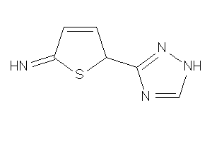 [2-(1H-1,2,4-triazol-3-yl)-2H-thiophen-5-ylidene]amine