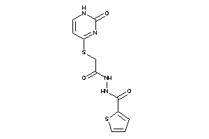 N'-[2-[(2-keto-1H-pyrimidin-4-yl)thio]acetyl]thiophene-2-carbohydrazide