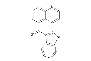 1H-pyrrolo[2,3-b]pyridin-3-yl(5-quinolyl)methanone