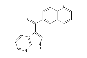 1H-pyrrolo[2,3-b]pyridin-3-yl(6-quinolyl)methanone