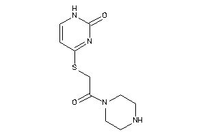 4-[(2-keto-2-piperazino-ethyl)thio]-1H-pyrimidin-2-one