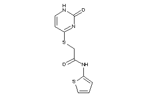 2-[(2-keto-1H-pyrimidin-4-yl)thio]-N-(2-thienyl)acetamide