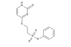 2-[(2-keto-1H-pyrimidin-4-yl)thio]ethanesulfonic Acid Phenyl Ester