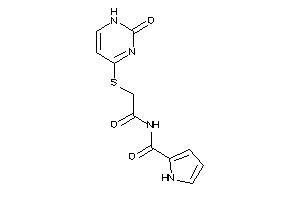 N-[2-[(2-keto-1H-pyrimidin-4-yl)thio]acetyl]-1H-pyrrole-2-carboxamide