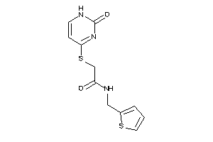 2-[(2-keto-1H-pyrimidin-4-yl)thio]-N-(2-thenyl)acetamide