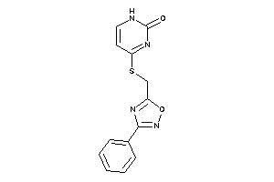 4-[(3-phenyl-1,2,4-oxadiazol-5-yl)methylthio]-1H-pyrimidin-2-one