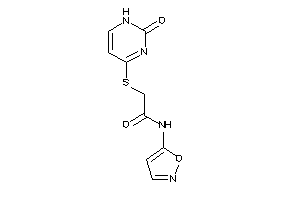 N-isoxazol-5-yl-2-[(2-keto-1H-pyrimidin-4-yl)thio]acetamide