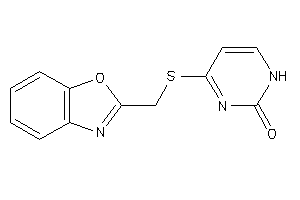 4-(1,3-benzoxazol-2-ylmethylthio)-1H-pyrimidin-2-one