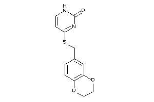 4-(2,3-dihydro-1,4-benzodioxin-6-ylmethylthio)-1H-pyrimidin-2-one