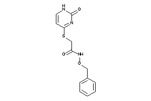 N-benzoxy-2-[(2-keto-1H-pyrimidin-4-yl)thio]acetamide