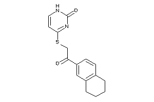 4-[(2-keto-2-tetralin-6-yl-ethyl)thio]-1H-pyrimidin-2-one