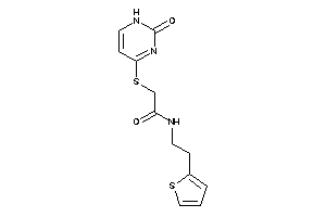 2-[(2-keto-1H-pyrimidin-4-yl)thio]-N-[2-(2-thienyl)ethyl]acetamide