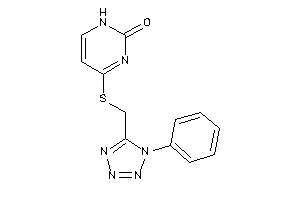 4-[(1-phenyltetrazol-5-yl)methylthio]-1H-pyrimidin-2-one