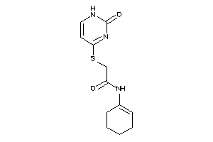 N-cyclohexen-1-yl-2-[(2-keto-1H-pyrimidin-4-yl)thio]acetamide