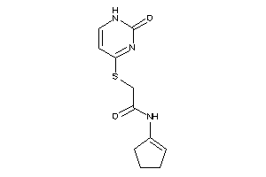 N-cyclopenten-1-yl-2-[(2-keto-1H-pyrimidin-4-yl)thio]acetamide