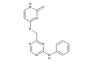 4-[(4-anilino-s-triazin-2-yl)methylthio]-1H-pyrimidin-2-one