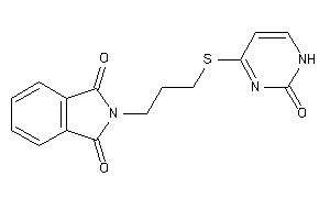 2-[3-[(2-keto-1H-pyrimidin-4-yl)thio]propyl]isoindoline-1,3-quinone