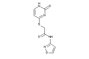 N-isoxazol-3-yl-2-[(2-keto-1H-pyrimidin-4-yl)thio]acetamide