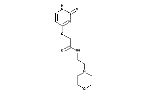 2-[(2-keto-1H-pyrimidin-4-yl)thio]-N-(2-morpholinoethyl)acetamide