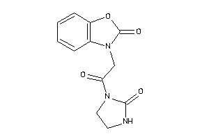 3-[2-keto-2-(2-ketoimidazolidin-1-yl)ethyl]-1,3-benzoxazol-2-one