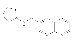 Cyclopentyl(quinoxalin-6-ylmethyl)amine