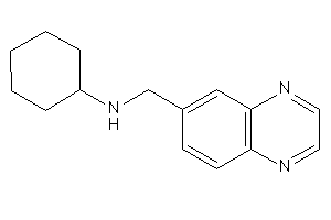 Cyclohexyl(quinoxalin-6-ylmethyl)amine