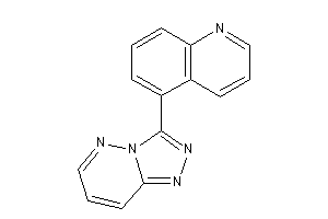 5-([1,2,4]triazolo[3,4-f]pyridazin-3-yl)quinoline