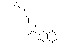 N-[3-(cyclopropylamino)propyl]quinoxaline-6-carboxamide