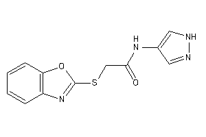 2-(1,3-benzoxazol-2-ylthio)-N-(1H-pyrazol-4-yl)acetamide