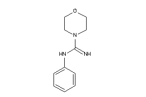 N-phenylmorpholine-4-carboxamidine