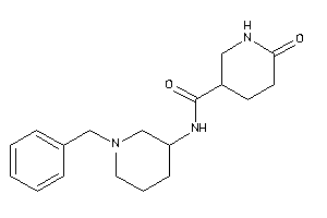 N-(1-benzyl-3-piperidyl)-6-keto-nipecotamide