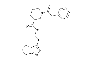 N-[2-(6,7-dihydro-5H-pyrrolo[2,1-c][1,2,4]triazol-3-yl)ethyl]-1-(2-phenylacetyl)nipecotamide