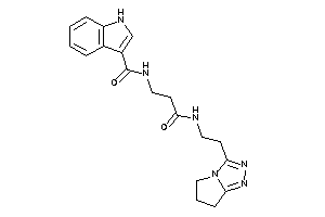 N-[3-[2-(6,7-dihydro-5H-pyrrolo[2,1-c][1,2,4]triazol-3-yl)ethylamino]-3-keto-propyl]-1H-indole-3-carboxamide