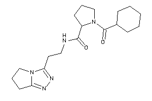 1-(cyclohexanecarbonyl)-N-[2-(6,7-dihydro-5H-pyrrolo[2,1-c][1,2,4]triazol-3-yl)ethyl]pyrrolidine-2-carboxamide