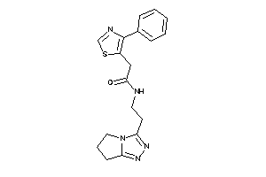 N-[2-(6,7-dihydro-5H-pyrrolo[2,1-c][1,2,4]triazol-3-yl)ethyl]-2-(4-phenylthiazol-5-yl)acetamide