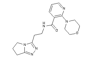 N-[2-(6,7-dihydro-5H-pyrrolo[2,1-c][1,2,4]triazol-3-yl)ethyl]-2-morpholino-nicotinamide