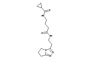 N-[4-[2-(6,7-dihydro-5H-pyrrolo[2,1-c][1,2,4]triazol-3-yl)ethylamino]-4-keto-butyl]cyclopropanecarboxamide