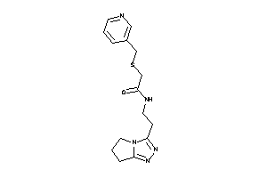 N-[2-(6,7-dihydro-5H-pyrrolo[2,1-c][1,2,4]triazol-3-yl)ethyl]-2-(3-pyridylmethylthio)acetamide