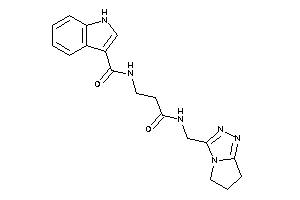 N-[3-(6,7-dihydro-5H-pyrrolo[2,1-c][1,2,4]triazol-3-ylmethylamino)-3-keto-propyl]-1H-indole-3-carboxamide