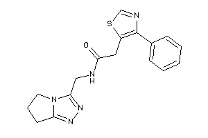 N-(6,7-dihydro-5H-pyrrolo[2,1-c][1,2,4]triazol-3-ylmethyl)-2-(4-phenylthiazol-5-yl)acetamide