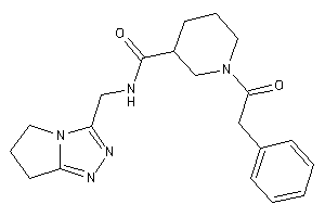 N-(6,7-dihydro-5H-pyrrolo[2,1-c][1,2,4]triazol-3-ylmethyl)-1-(2-phenylacetyl)nipecotamide