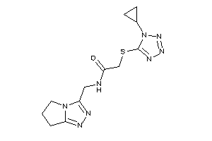 2-[(1-cyclopropyltetrazol-5-yl)thio]-N-(6,7-dihydro-5H-pyrrolo[2,1-c][1,2,4]triazol-3-ylmethyl)acetamide