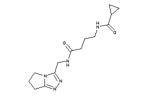 N-[4-(6,7-dihydro-5H-pyrrolo[2,1-c][1,2,4]triazol-3-ylmethylamino)-4-keto-butyl]cyclopropanecarboxamide