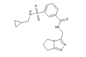 3-(cyclopropylmethylsulfamoyl)-N-(6,7-dihydro-5H-pyrrolo[2,1-c][1,2,4]triazol-3-ylmethyl)benzamide