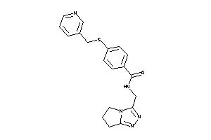 N-(6,7-dihydro-5H-pyrrolo[2,1-c][1,2,4]triazol-3-ylmethyl)-4-(3-pyridylmethylthio)benzamide