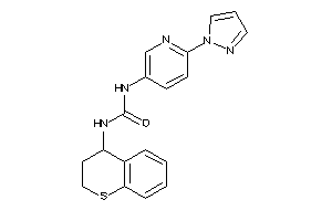 1-(6-pyrazol-1-yl-3-pyridyl)-3-thiochroman-4-yl-urea