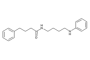 Image of N-(4-anilinobutyl)-4-phenyl-butyramide