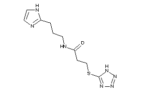 N-[3-(1H-imidazol-2-yl)propyl]-3-(1H-tetrazol-5-ylthio)propionamide