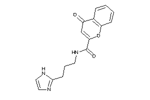 N-[3-(1H-imidazol-2-yl)propyl]-4-keto-chromene-2-carboxamide