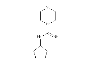 N-cyclopentylthiomorpholine-4-carboxamidine